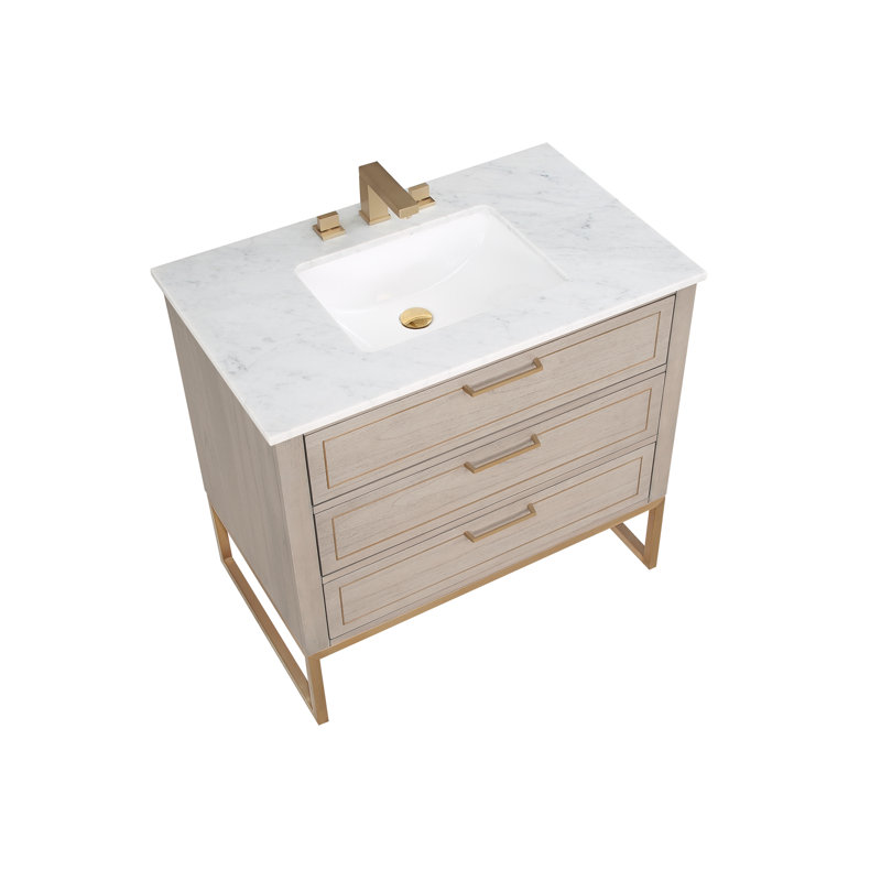 Bemma Markham 36'' Freestanding Single Bathroom Vanity with Vanity Top